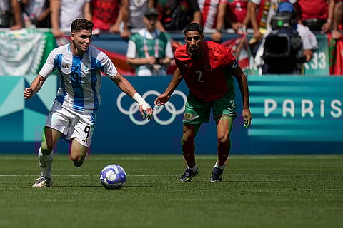 Julian Alvarez and Achraf Hakimi